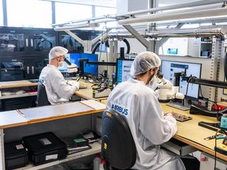 Technicians in ISO8 Clean Room