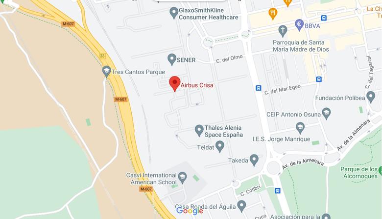 Airbus Crisa location